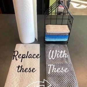 Antibacterial Counter cloth house and cloth set